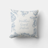 Coussin Toile de Jouy Baby Boy (Recto)