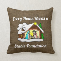 Toile de jute rustique de Noël de citation