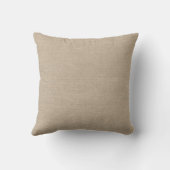 Coussin Toile de jute rustique de toile de faux fait sur (Verso)