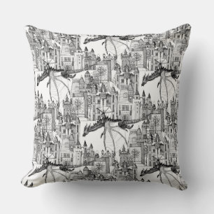 Coussin Toile d'hiver Dragon Kingdom