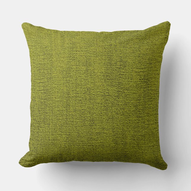 Coussin Toile verte élégante (Recto)