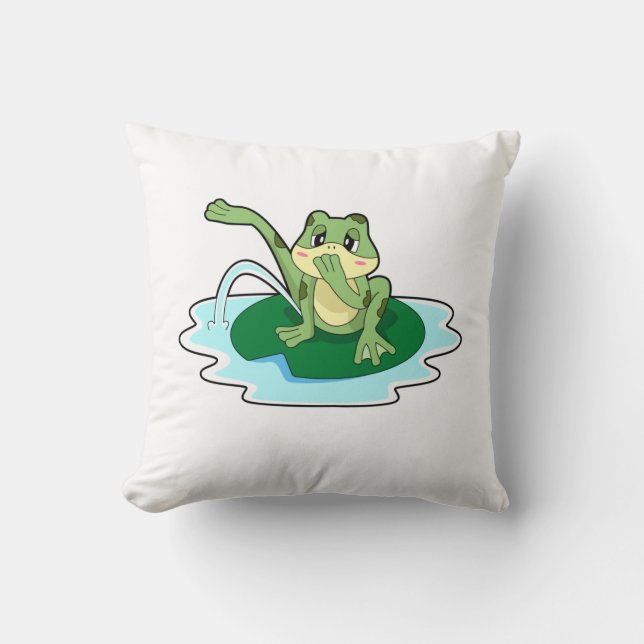 Coussin Toilette de grenouille (Recto)