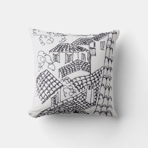 Coussin Toits de Marseille, France
