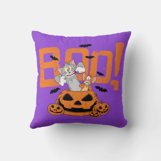 Coussin Tom & Jerry | Happy Halloween Boo (Verso)