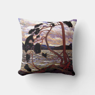 Coussin Tom Thomson - Le vent occidental