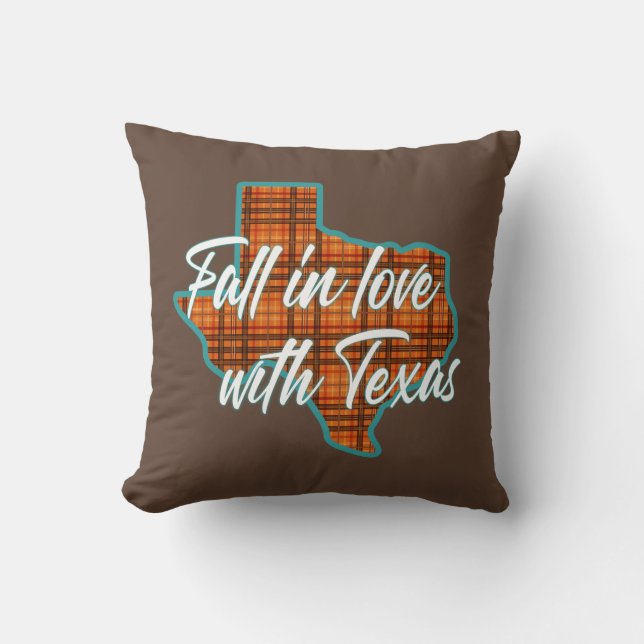 Coussin Tomber Amoureux Du Texas (Recto)