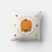 Coussin Tomber dans le Baby shower de l'amour (Recto)
