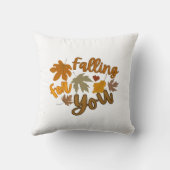 Coussin Tomber en amour avec toi (Verso)