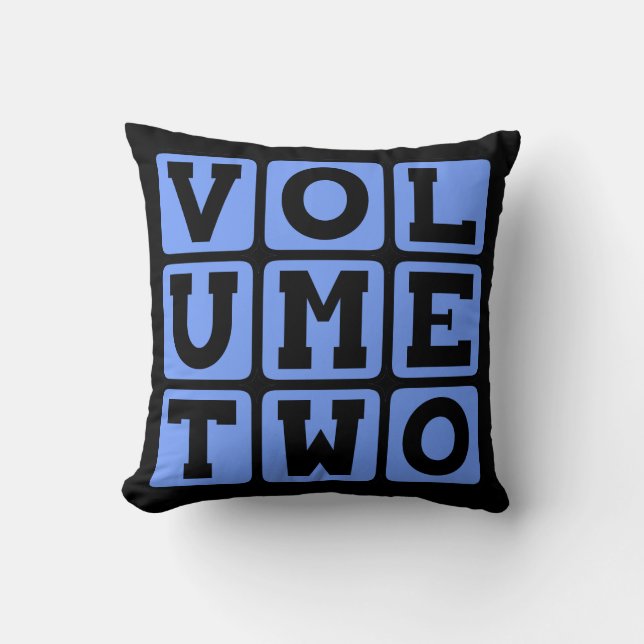 Coussin Tome deux, Deuxième volume (Recto)