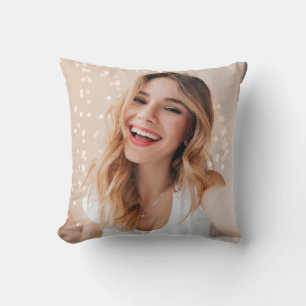 Coussin Ton visage pour un anniversaire