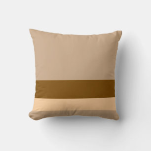 Coussin Tonalité Terre avec lignes de diviseur + n'importe