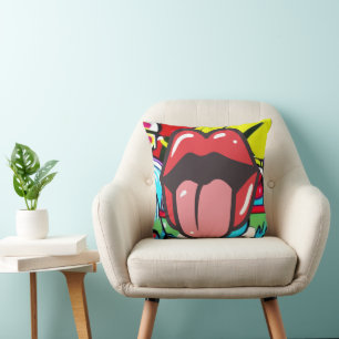Coussin Tongue Twister