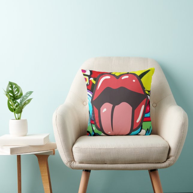 Coussin Tongue Twister (Chaise)