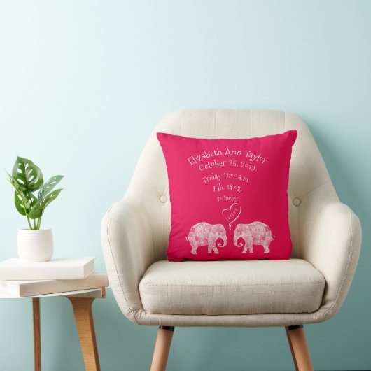 Coussin Tonnes d'éléphant de stat de disque de naissance (Chaise)