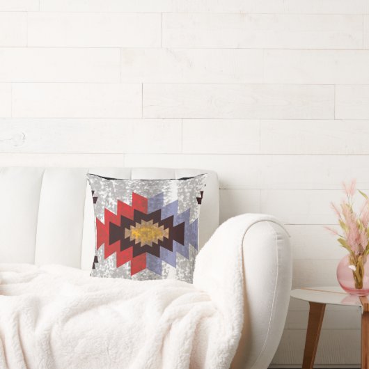 Coussin Tons chauds Sud-Ouest Motif (Canapé)