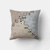 Coussin Tons de terre coupés (Verso)