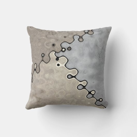 Coussin Tons de terre coupés (Verso)