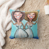 Coussin Toppers de gâteau Mariage lesbien (Couverture)