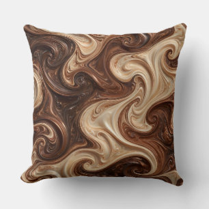 Coussin Torsion riche textural Cappuccino au Chocolat