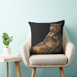 Coussin Tortoise-shell Cat Pillow