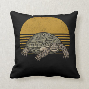 Coussin Tortoise vintage Tortoise Retro Turtle