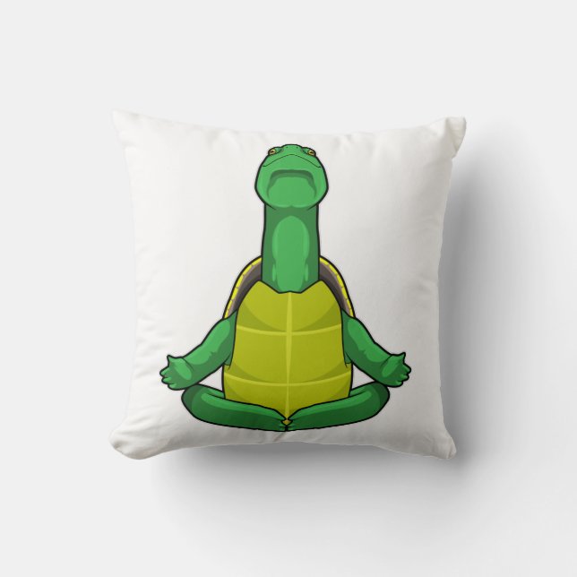 Coussin Tortue à la méditation de Yoga (Recto)