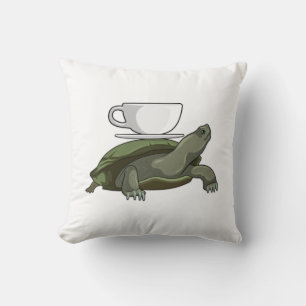 Coussin Tortue avec thé