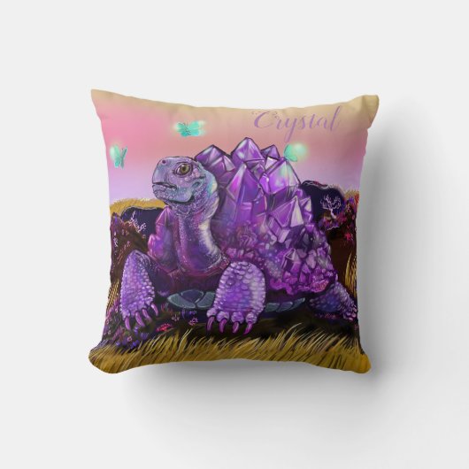 Coussin Tortue cristallisée (Recto)