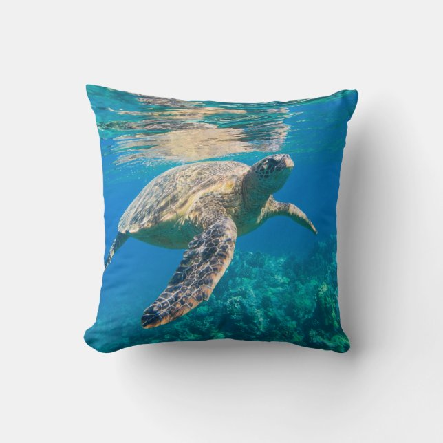 Coussin Tortue de mer (Recto)