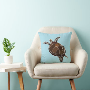 Coussin Tortue de mer Tortue côtière
