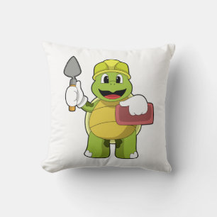 Coussin Tortue en mason avec pierre