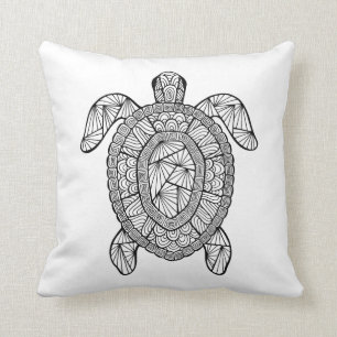 Coussin Tortue inspirée