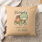Coussin Tortue lente (Couverture)