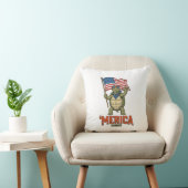 Coussin Tortue Patriotique ‘Merica Vintage Vector (Chaise)