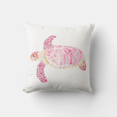 Coussin Tortue rose (Recto)