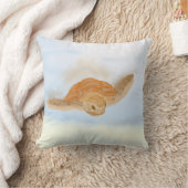 Coussin Tortue sous l'eau. (Couverture)