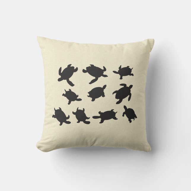 Coussin Tortues (Recto)