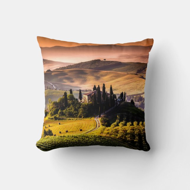 Coussin Toscane, Italie photo de paysage (Recto)