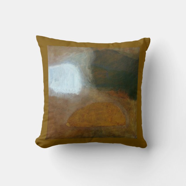 Coussin Toscane Toscane : Tons terrestres Abstraits (Recto)