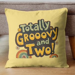 Coussin Totalement branché et deux 2e anniversaire