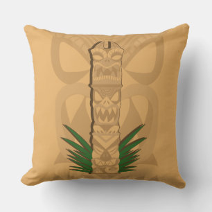 Coussin Totem de Dinosaur Tiki