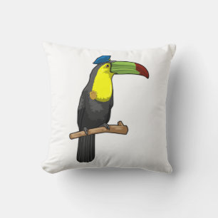Coussin Toucan en tant que policier