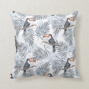 Coussin Toucan gris