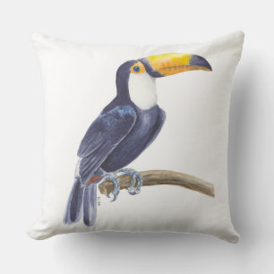 Coussin Toucan, oiseau tropical