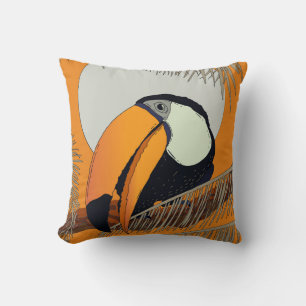 Coussin Toucan Vintage