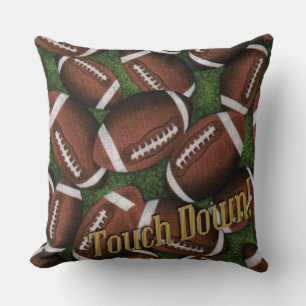 Coussin Touchez l'oreiller à lancer du Motif de football