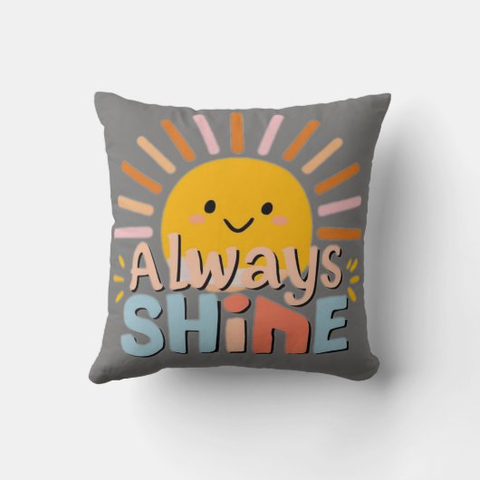 Coussin Toujours briller (Verso)