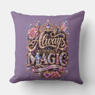 Coussin Toujours choisir le design Crystal Magic Sparkle