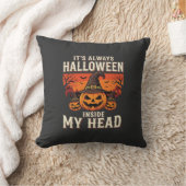 Coussin Toujours Citrouille de Halloween Design de Sorcièr (Couverture)