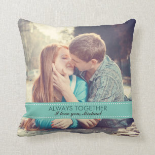 Coussin Toujours ensemble photo faite sur commande moderne